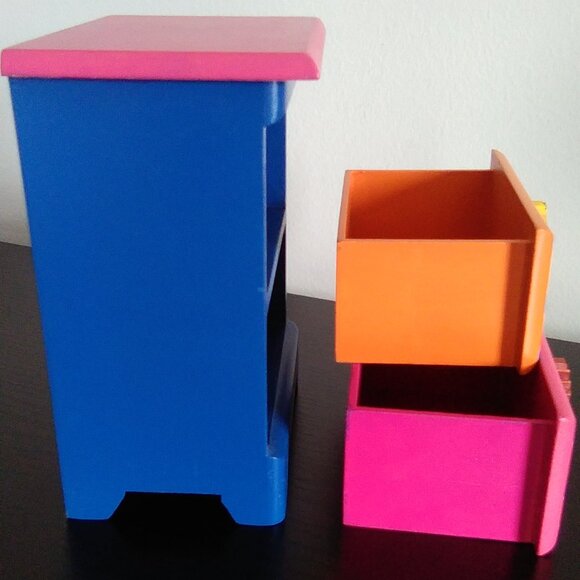 Hand Painted Wood Jewelry Box For Child - Picture 5 of 11